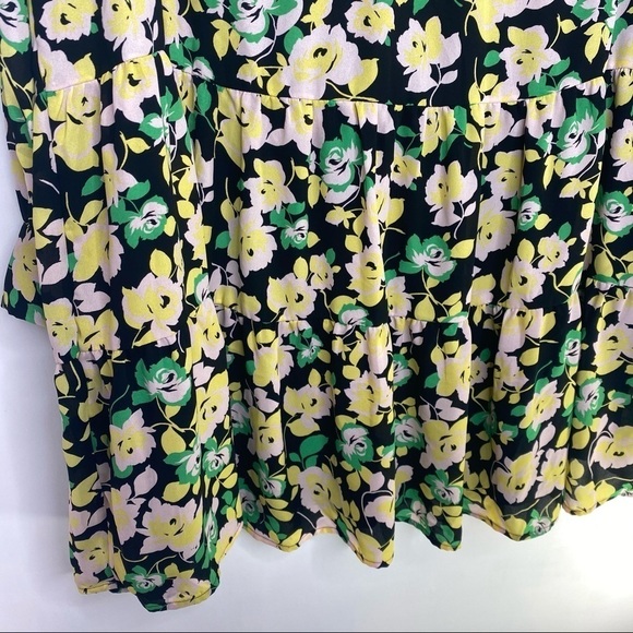 NWT Who What Wear Electric Floral tunic tiered - Picture 5 of 12